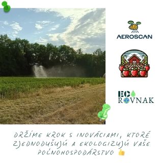Vďaka skvelej spolupráci spoločností @eco_rovnak @eco_rovnak_global a @aeroscan.cz sme pomocou dronov vykonali plne...