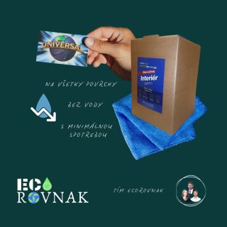 🚩Prečo použiť s mikrovláknom práve ecoshine 🔵INTERIÉR🔵 na všetky typy nesavých povrchov? 🏳️ čistenie bez vody a...